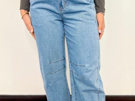 Essential Barrel Jeans Cheap