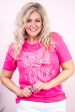 Amazing Grace Hot Pink Graphic Tee - A3304HPK on Sale