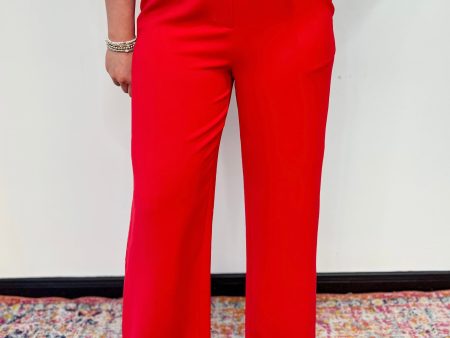 Executive Elegance Pants - Red Supply