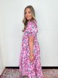 Floral Melody Midi Dress For Cheap