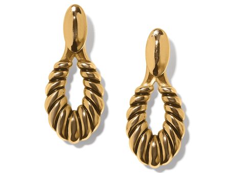 Athena Scalloped Post Drop Earrings Online