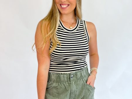 Monica High Waisted Shorts-Army on Sale