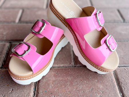 Surfs Up Platform Sandal-Pink For Sale