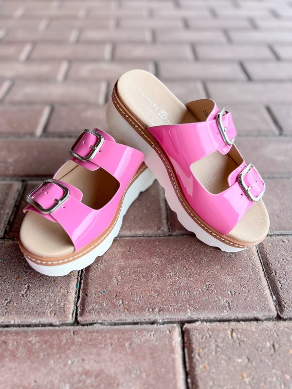 Surfs Up Platform Sandal-Pink For Sale