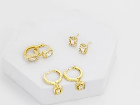 Crystals Stud Set Sale