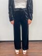 Velvet Allure Pants - Black Hot on Sale