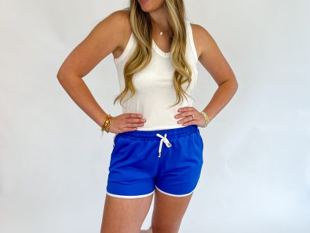 [Jess Lea] Blue and White Everyday Shorts Sale