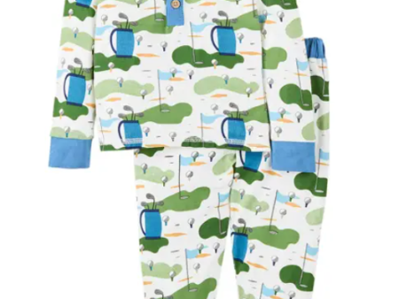 [Mud Pie] Golf Toddler Pajamas Fashion