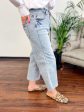 [Judy Blue] Flattering Tummy Control Crop Wide Denim Online Sale