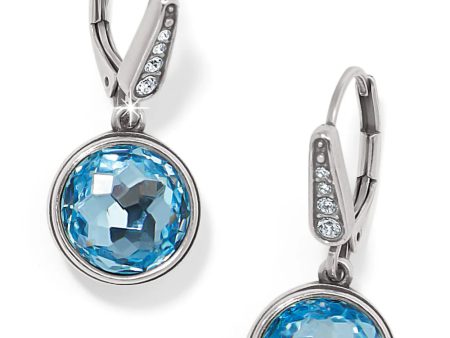 [Brighton] Meridian Aurora Leverback Earrings-Aqua Online Sale