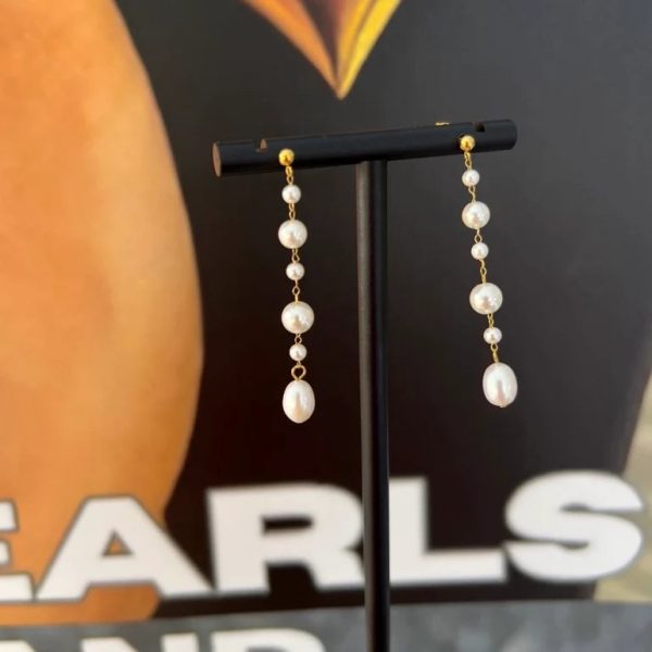 Long Pearl Earrings Online