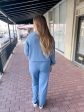 Cute And Cozy Sweatpants-Gray Blue Discount