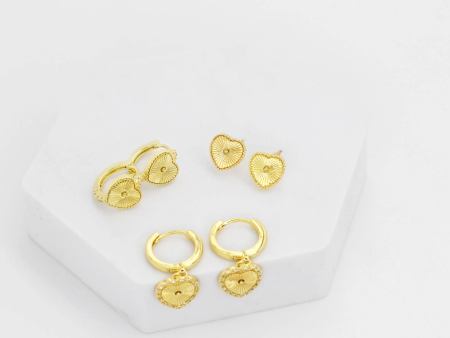 All Hearts Stud Set Hot on Sale