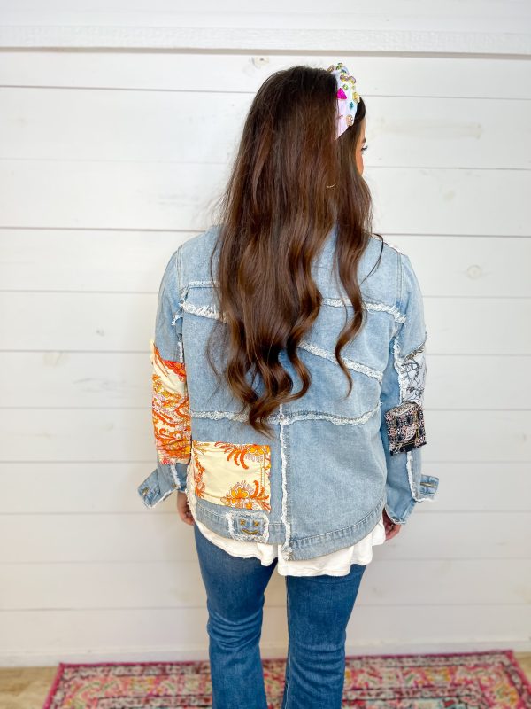 [POL] The Jane Patchwork Denim Jacket Supply