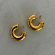 Chunky Smooth Hoops-Gold Discount