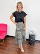 Catwalk Chic Midi Skirt Fashion