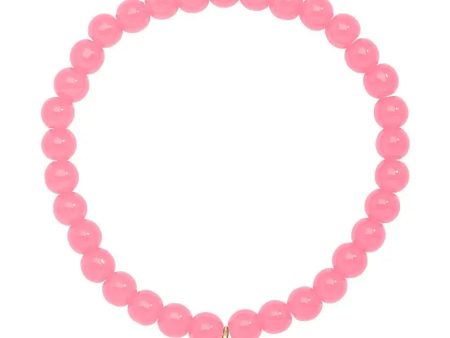 Cassie Bead Stretch Bracelet-Pink Online Sale