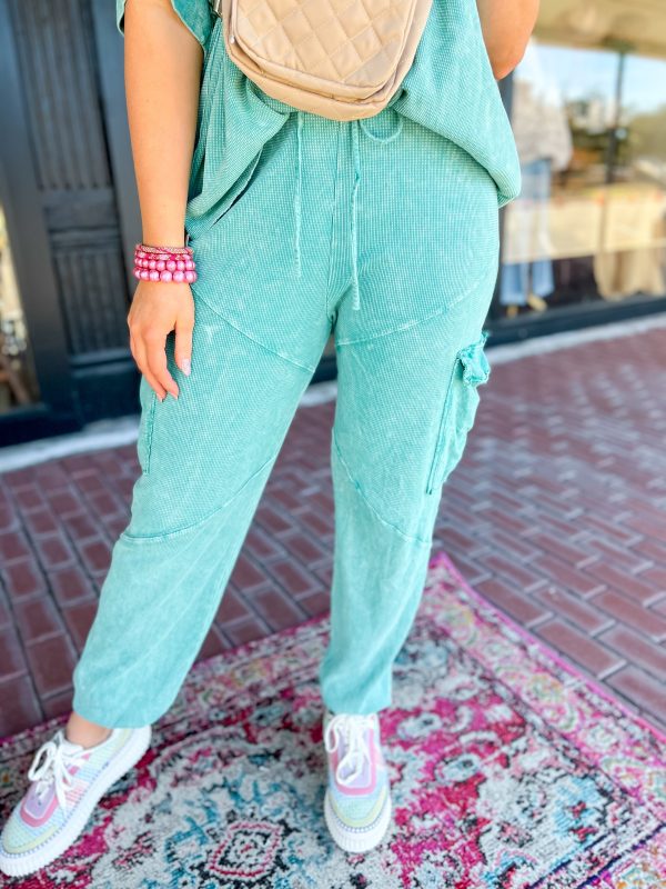 Thermal Jogger Pants-Jade Cream Sale