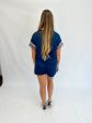 [Mary Square] Lauren Navy & Orange Short Set Fashion