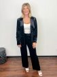 Velvet Allure Pants - Black Hot on Sale