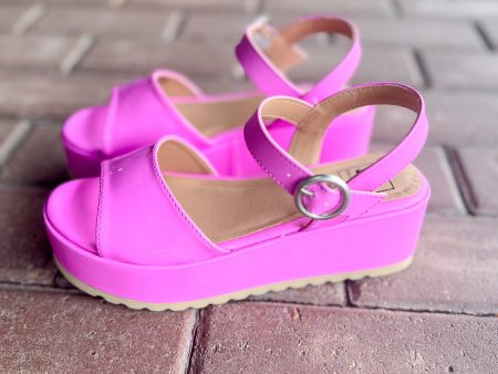 Jump Out Platform Sandal-Pink Sale